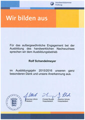 Der Nachwuchs liegt uns am Herzen! 